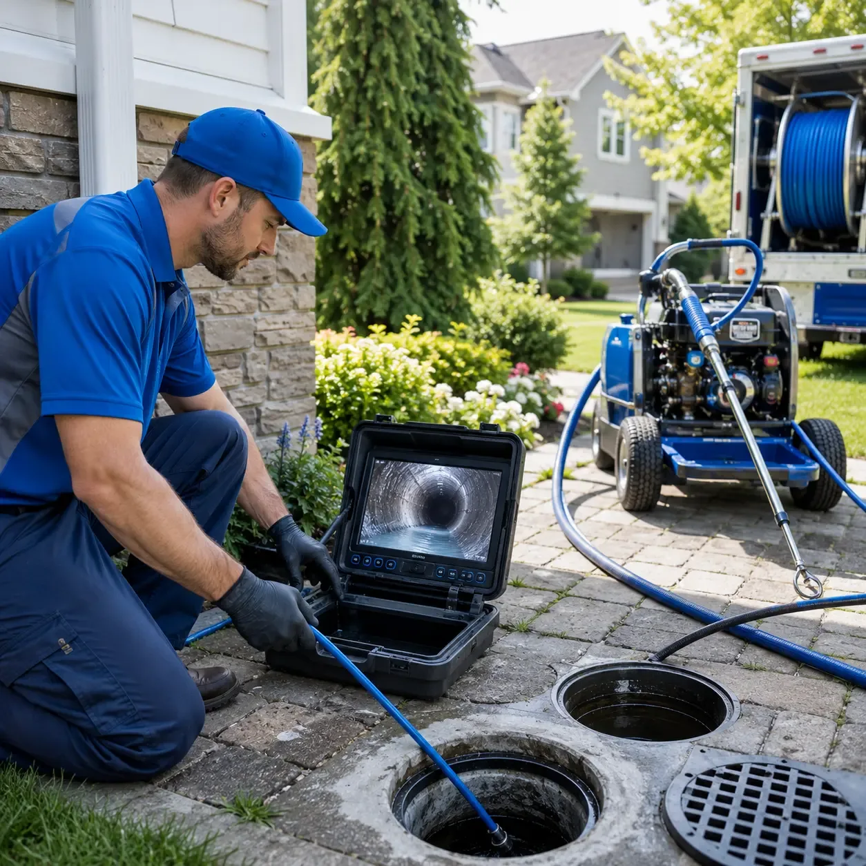 Outdoor drain cleaning professionals serving Flomot, TX