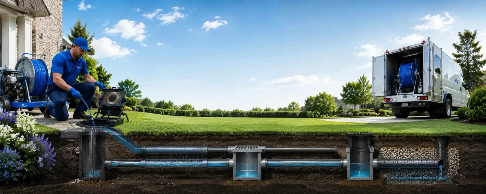 Outdoor drain cleaning information for Flomot, TX